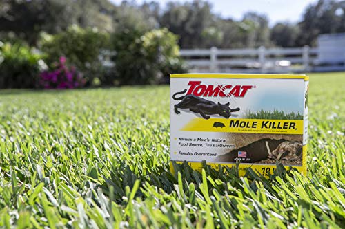 Tomcat Mole Killer-Worm Bait: Ready-to-Use, Includes 10 Worms per Box