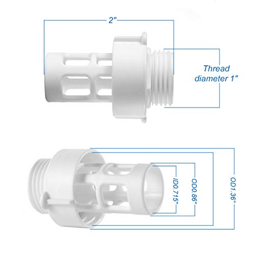 Garden Hose Water Drain Plug Connector/Adapter for Intex Round Pool Hose Drain Adapter Parts No.10184 (1)