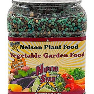 Nelson All Vegetable Garden Plant Food Granular Fertilizer Multi Purpose High Calcium Phosphorus Micronutrients In Ground Gardens Containers Greenhouses NutriStar 12-14-11 (2 LB)