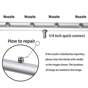 RIDGE WASHER Pressure Washer Undercarriage Cleaner, 16 Inch Undercarriage Washer, Pressure Washer Under Car Cleaner with Straight Extension Wand, 4000 PSI