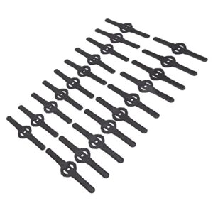 plastic trimmer blades, black replacement trimmer blades 14 x 3.3cm for gardens
