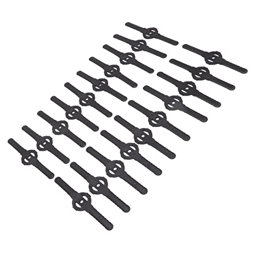 Plastic Trimmer Blades, Black Replacement Trimmer Blades 14 x 3.3cm for Gardens