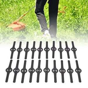 Plastic Trimmer Blades, Black Replacement Trimmer Blades 14 x 3.3cm for Gardens