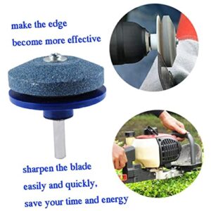 TEHAUX 3pcs Rotary Sharpening Sharpener Blade Wind Garden Hand Professional for Use Industrial Electric Tool Universal Lawnmower Mower Drill Power Sharpen Mm Powered Lawn