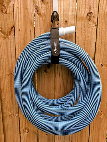 Heavy Duty Cinch Strap for Pool Vacuum Hose, Pool Noodles, Garden Hose and Other Large Outdoor Items. Stores and organizes Equipment, and Includes Handle for Hanging and Carrying (2, 30")