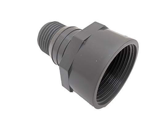 Van Enterprises 1.25" Female NPT Garden Hose Adapter (1.25" FIPT x 1.25" Barb x 3/4" GHT) for Pool and Sump Utility Pumps (Available 1" or 1.25" Female NPT Adapters) …