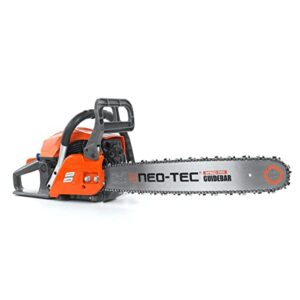 neotec 20 inch chainsaw, 58cc power chain saws gas powered 2 stroke handed petrol gasoline chain saw for cutting wood outdoor garden farm home