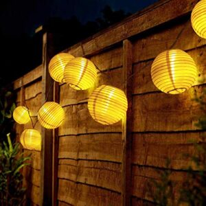 Solar Lantern String LED Lights 13FT/4M 20 LEDS, ALED LIGHT LED String Lights Outdoor IP65 Waterproof for Garden,Patio,Party ,Wedding,Camping Decor(Warm White)