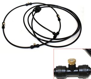 2 misting cooler water hose kit 4 warehouse garden greenhouse patio cooling mist