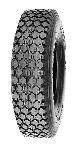 Deli Tire S-356, Stud Tread, 4-Ply, Tubeless, Lawn and Garden Tire (4.10/3.50-4)