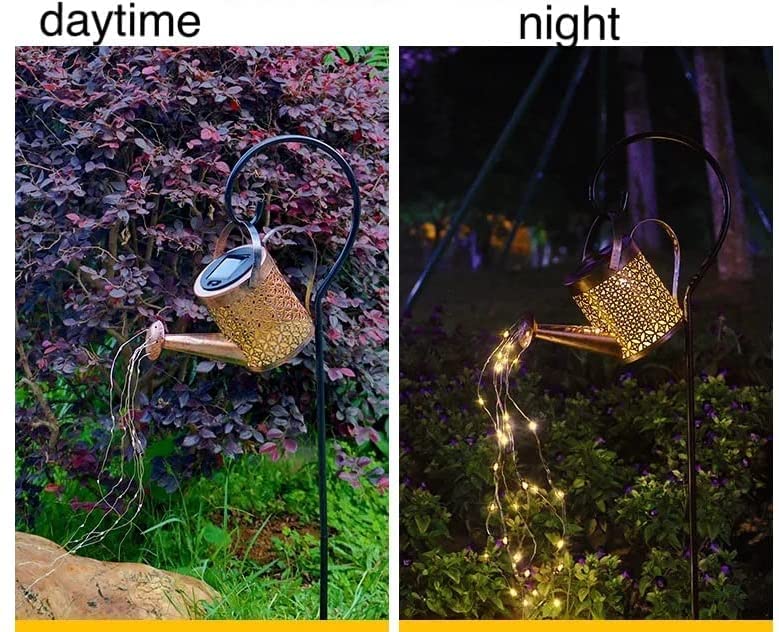 LED garden decor ,Solar garden Lights -solar lights outdoor garden ,Decoration Waterproof Strip Light,Waterfall Fairy Lights for patio decor in Home Yard，Beautiful Festivals gifts and birthday gifts