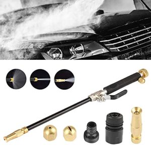 High Pressure Washer Wand, Hydro Jet Washer with 2 Jet Nozzle, Car Washing Washer Wand for Garden Cleaning Watering Flowers Cleaning the Floor (A)