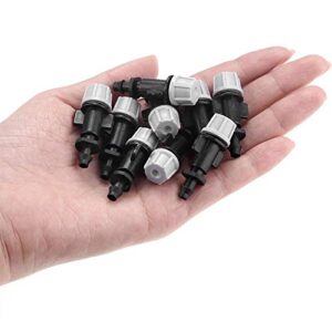 50pcs/set misting nozzles plastic sprinkler head atomizer nozzles for patio garden agricultural greenhouse drip irrigation outdoor cooling system