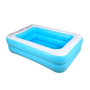 family inflatable swimming pool amocane 79x59x20in, suitable for children, adults, large inflatable lounge, backyard, garden simple swimming pool (for age 3+)