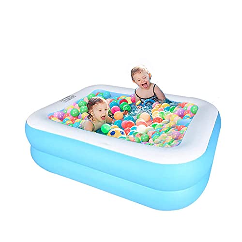 Family Inflatable Swimming Pool Amocane 79x59x20in, Suitable for Children, Adults, Large Inflatable Lounge, Backyard, Garden Simple Swimming Pool (for Age 3+)