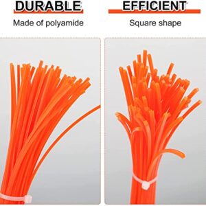 Eyoloty WA0050 Replacement Line Flex-A-Line 80-Pack Replacement Line Compatible with Worx 13" WG430 Electric Leaf Mulcher