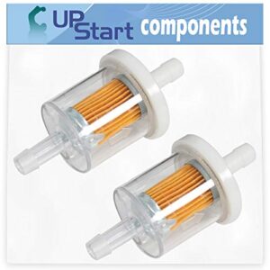 upstart components 2-pack 691035 fuel filter replacement for mtd 14aa815k105 (2009) garden tractor – compatible with 493629 fuel filter 40 micron
