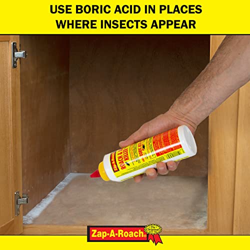 Zap-A-Roach 3 Pk, Boric Acid Roach & Ant Killer NET Wt. 5 Oz. (142 GMS) Each