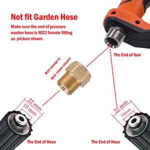 FIXFANS Pressure Washer Hose –Pressure Washer Gun Kit