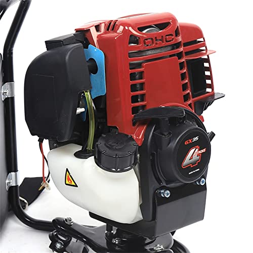 NG NOPTEG 3 in 1 Backpack Brush Cutter, 4-Strokes 1.4HP 1KW Backpack Gasoline Engine Hedge Trimmer Tiller Cultivator Lawn Mower Yard Garden Grass Cutter Trimmer for Remove Weeds