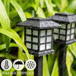 Solar Pathway Lights, Driveway Lights, 8 Pack Garden Lights Solar Powered Waterproof, Ring Pathway Lights, Driveway Lights Solar Powered Waterproof, Solar Walkway Lights, Value Pack