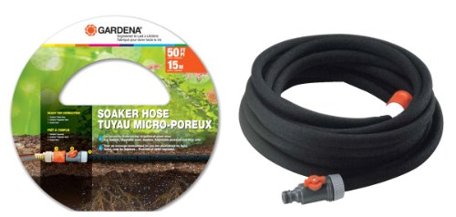 Gardena 1969-U 50-Foot Recycled Rubber Soaker Hose