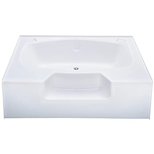 Kinro Composites W4054-SPK White 40X54 Outside Garden Tub