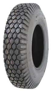 deli tire s-356, stud tread, 4-ply, tubeless, lawn and garden tire (4.80/4.00-8)