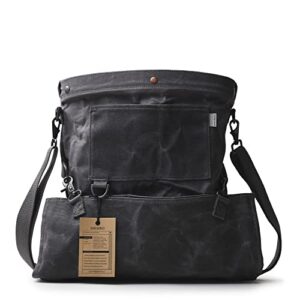 barebones | harvesting & gathering bag – convertible straps, weather- & water-resistant waxed canvas