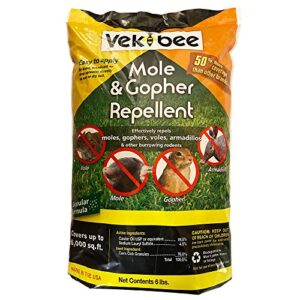 vekibee mole and gopher repellent, 6 pounds