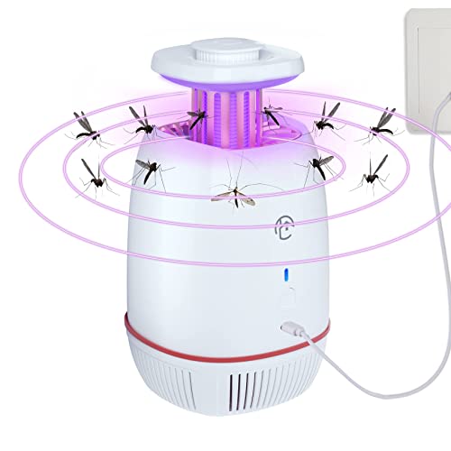 Diaotec Plug in Mosquito Zapper Lamp Indoor Use Electric Bug Zapper Fly Insects Trap with UV Light Attractant