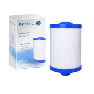 ketofa fc-0359 spa filters replacement cartridges for compatible with unicel 6ch-940 filbur fc-0359, for pleatco pww50p3, for waterways 817-0050 front access skimmer,45 square foot top load hot tubs