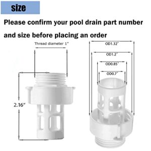 10184 Intex Hose Drain Plug Connector Replacement Intex Round Swimming Pool ／Garden Hose Drain Plug - 2 Pack