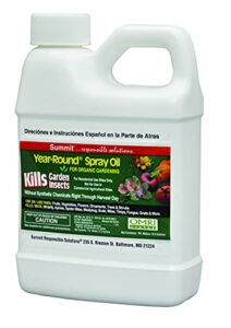 summit 113-12 year-round spray oil for garden insects concentrate, 16-ounce