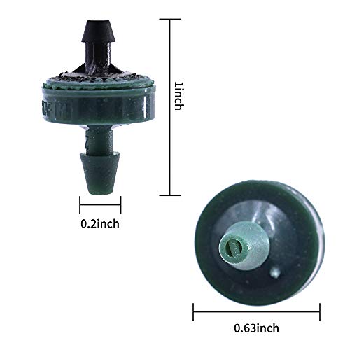 DGQ 2 GPH Pressure Compensating Dripper 20 Per Bag Emitter Drip Irrigation Dripper for Drip Irrigation Systems