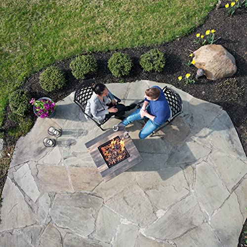 Endless Summer, The Riley, 28" Square Outdoor Propane Gas Fire Pit