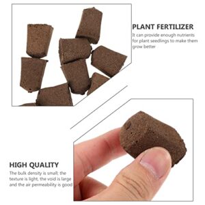 Happyyami 10Pcs Germination Soil Blocks Seedling Soil Block Nursery Soil for Indoors Potting Soil Indoor Plants Seeds Starting Plugs Peat Soil