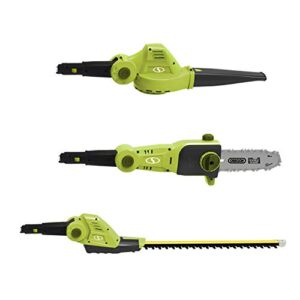 Sun Joe GTS4001C Garden Tool System, (Hedge Trimmer, Pole Saw, Leaf Blower)