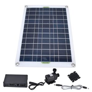 Solar Water Pump Kit, 800L h Solar Powered Submersible Pump with 50W 12V Solar Panel, Ideal for Small Pond, Garden, Pool, Fish , Birdbath, Hydroponics, Aquaculture