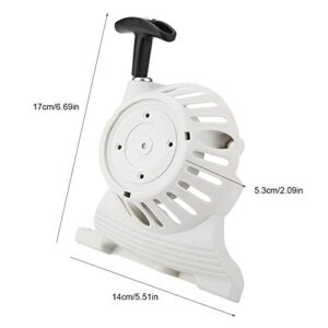 Estink Recoil Pull Starter, White Plastic Pull Starter, Gardening Tools for Garden Brush Cutters Brushcutter Accessories