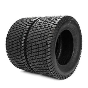 SUNROAD Set of 2 Turf Tires Lawn & Garden Mower Tractor Cart Tires Tire 23x10.50-12 4Ply