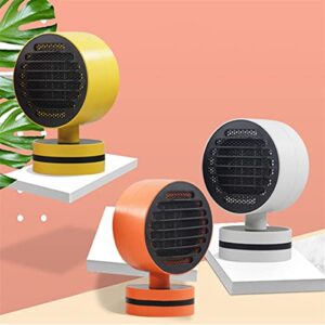 Outdoor Garden Heater 500W Mini Air Heater Portable Desktop Ceramic Electric PTC Hot Fan Home Office 3s Fast Heating Winter Warmer For Bedroom Patio Heater (Color : Blanc)