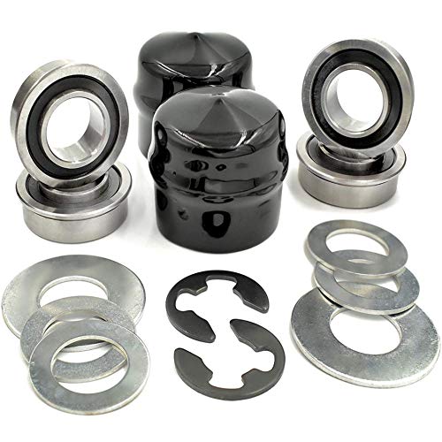 HD Switch - 4 Pack - 9040H - 9040-H Front Wheel Bushing to Bearing Conversion Kit Replaces Craftsman, Sears, AYP, Poulan, Husqvarna Jonsered Weed Eater Roper Murray Noma 91334 491334MA - OEM Upgrade