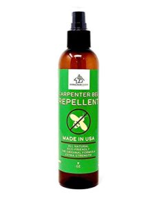 donaldson farms carpenter bee repellent spray, 8oz, all natural wood bee repellent spray, carpenter bee control spray for outdoor wood & furniture, citrus oil spray for carpenter bees