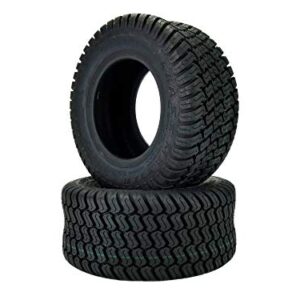 (2) 16x6.50-8 Tires 4 Ply Lawn Mower Garden Tractor 16-6.50-8 Turf Master Tread