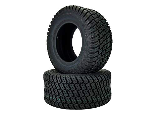 (2) 16x6.50-8 Tires 4 Ply Lawn Mower Garden Tractor 16-6.50-8 Turf Master Tread