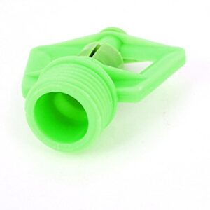 Qtqgoitem Garden 1/2PT Male Thread Plastic Rotary Water Mist Spray Nozzle Green (Model: 469 5e6 78f EDC 690)