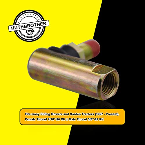 923-0448A 723-0448A Ball Joint End 3/8"-24 - by HuthBrother, Compatible with MTD Cub Troy Bilt Huskee 923-0448 723-0448 Replacement Toro 112-0917 - Fits All Lawn & Garden Tractors 1997 and After