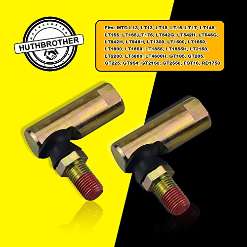 923-0448A 723-0448A Ball Joint End 3/8"-24 - by HuthBrother, Compatible with MTD Cub Troy Bilt Huskee 923-0448 723-0448 Replacement Toro 112-0917 - Fits All Lawn & Garden Tractors 1997 and After