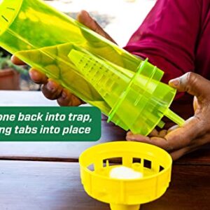 RESCUE! Reusable Yellowjacket Trap - 2 Pack + 2 Four-Week Refills